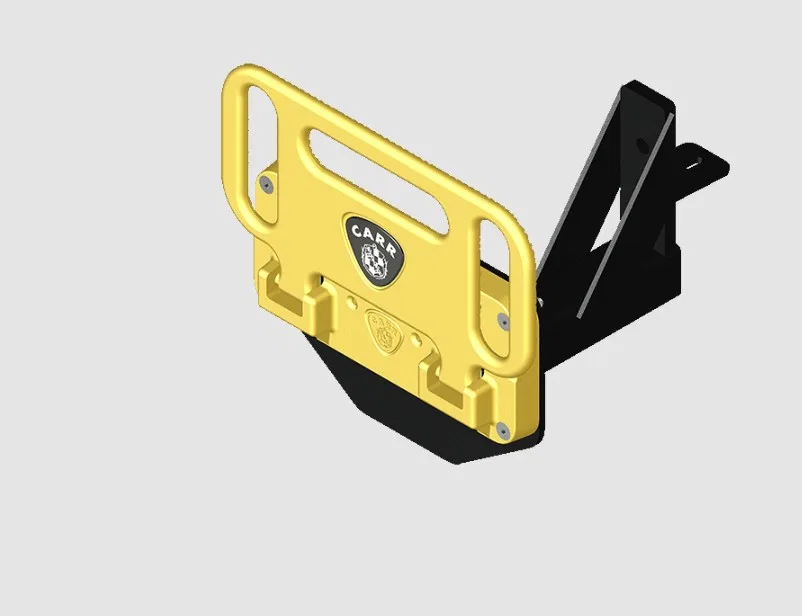 195007 – CARR Van Access Step, Bolt On Behind Rear Wheel Flat Step With Aggressive Tread Design Flip Up/ Down Access ...